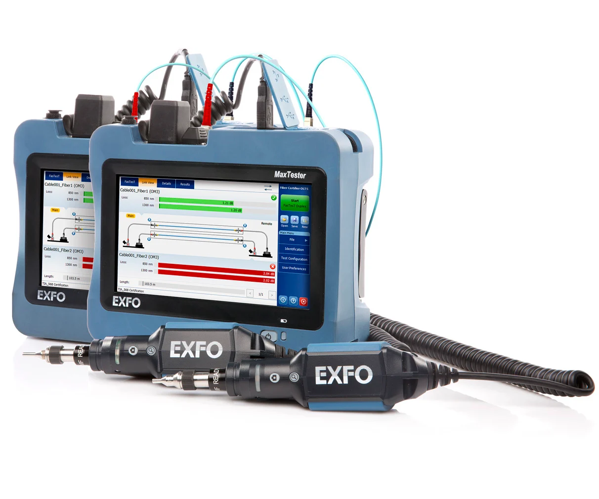 EXFO fiber testing platform