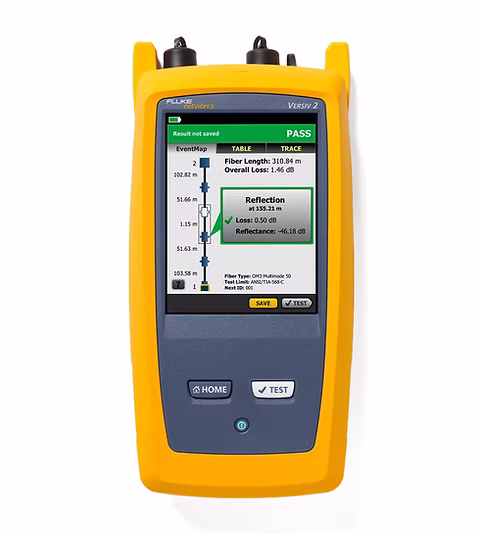Fluke OptiFiber Pro OTDR testing device